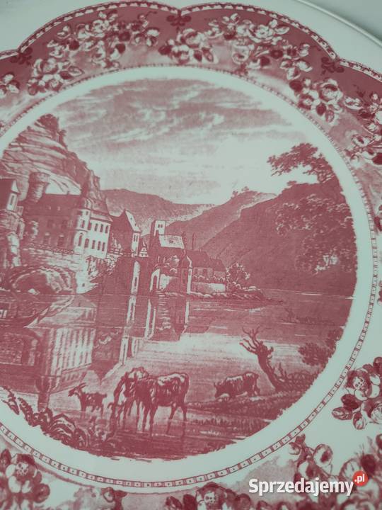 Dwie patery tortownice Grnstadt Edelkeramik Legnica