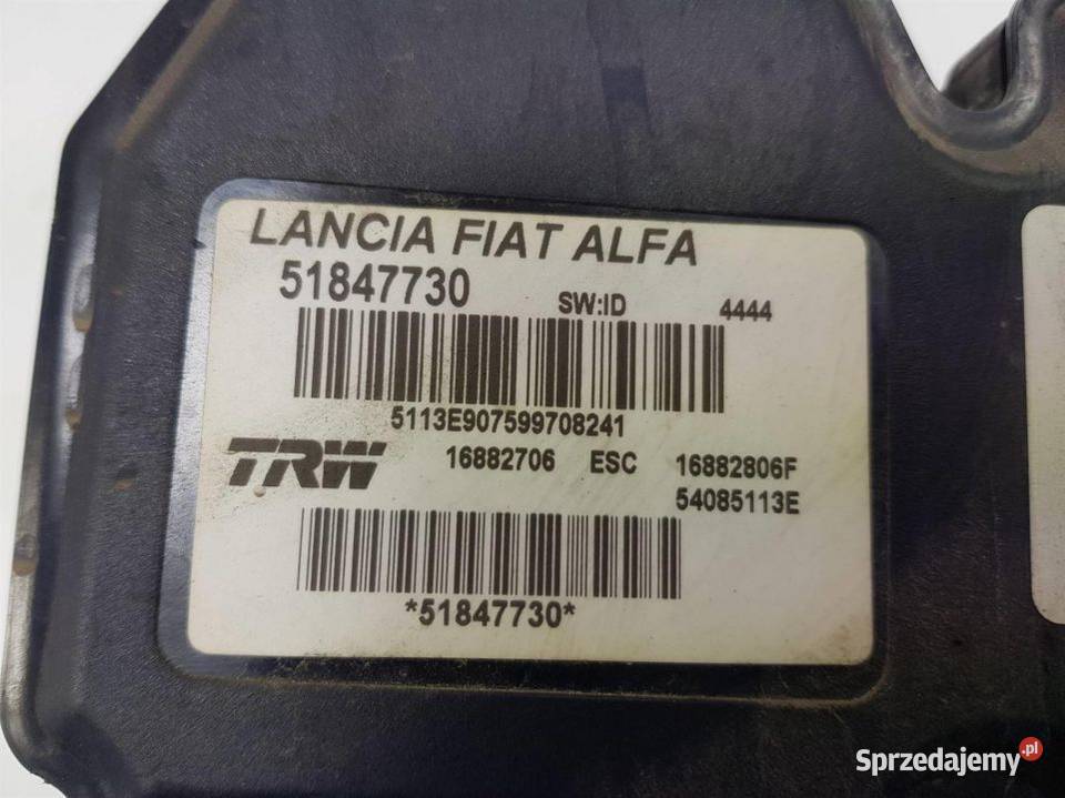 POMPA ABS HAMULCOWA LANCIA DELTA 51847730 Lipno