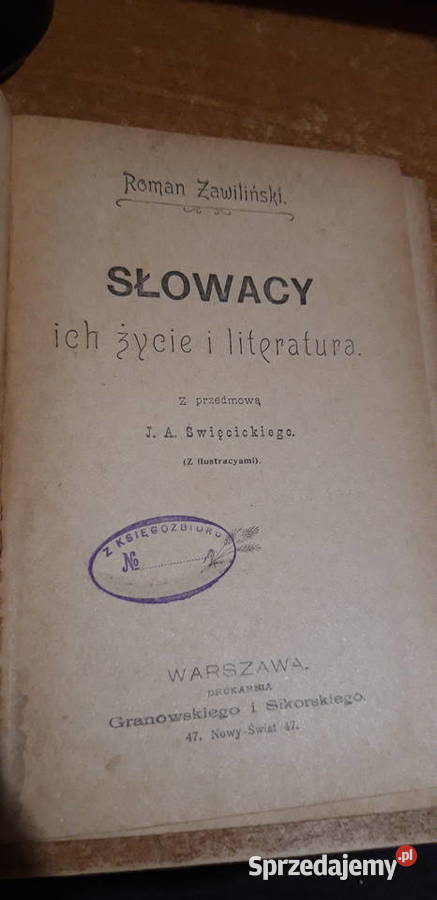 SŁOWACY ich życie i literatura R Zawiliński Iwno
