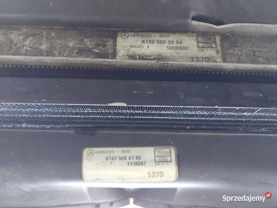 Komplet chłodnic Mercedes ML W 163 osobowe Bolesławiec