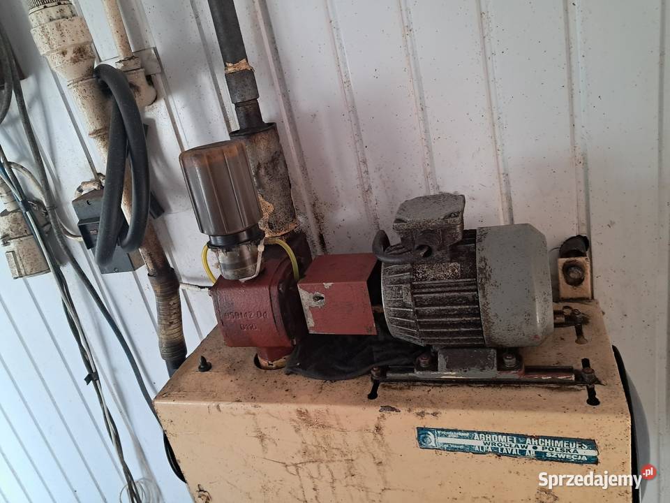 Zbiornik schladzalnik do mleka dojarka konwia Szumanie-Pustoły