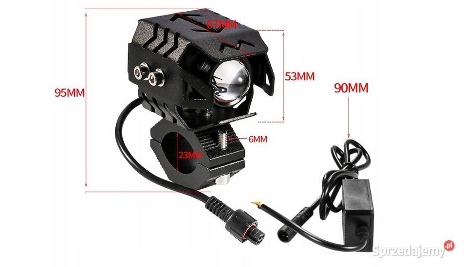 HALOGENY MOTOCYKLOWE LED 2 TURYSTYK śląskie Sosnowiec