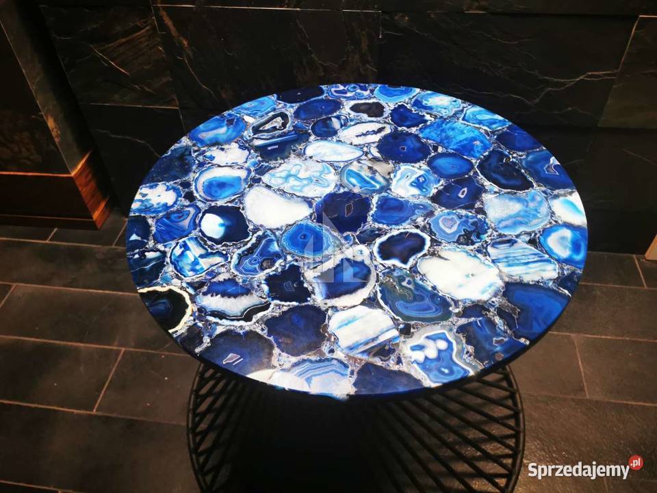 Blat Agat BlueBlack stolik kawowy z Bielany Wrocławskie