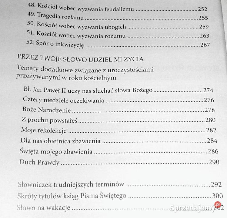 Twoje Słowo światłem na mojej drodze Ks Piotr Chełm sprzedam