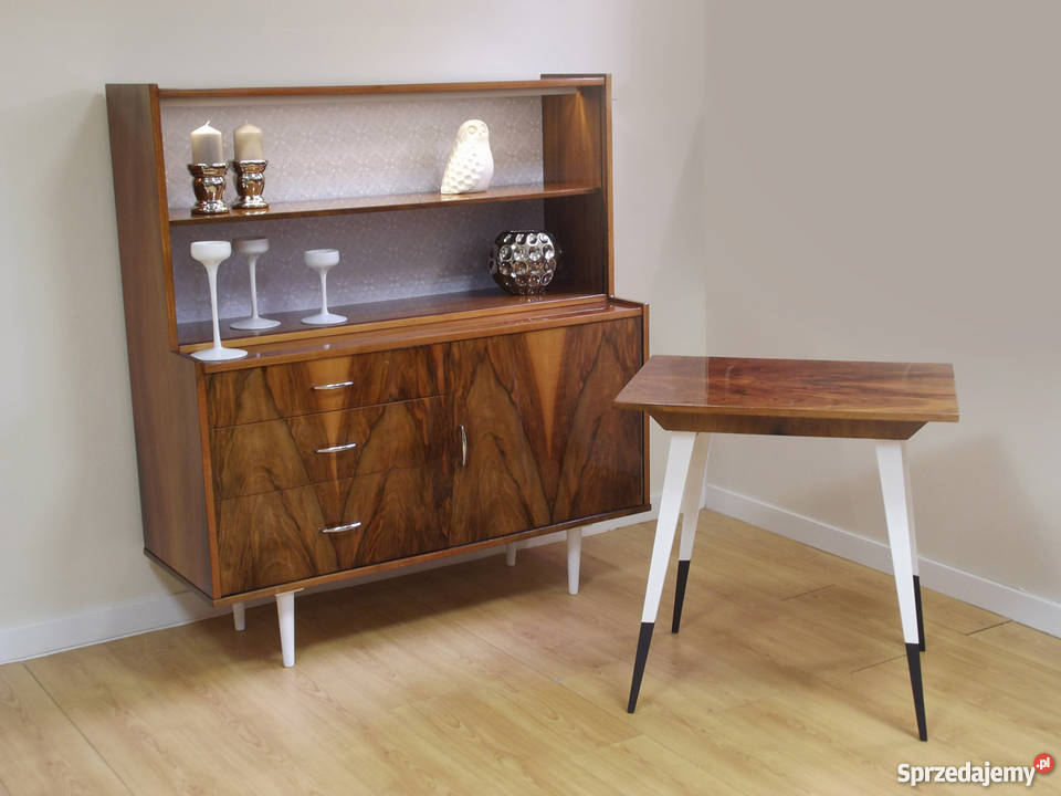 Kredens Biblioteczka Witryna RETRO vintage PRL