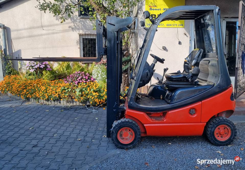 Wózek widłowy Linde H12D Wolny skok Diesel Suchedniów