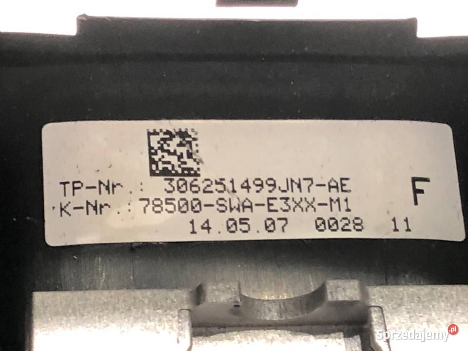 KIEROWNICA HONDA CRV III 78500SWAE3XXM1 podkarpackie