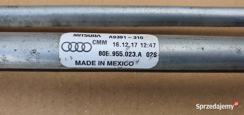AUDI Q5 SQ5 80A MECHANIZM WYCIERACZEK SILNICZEK ciężarowe Układ elektryczny sprzedam