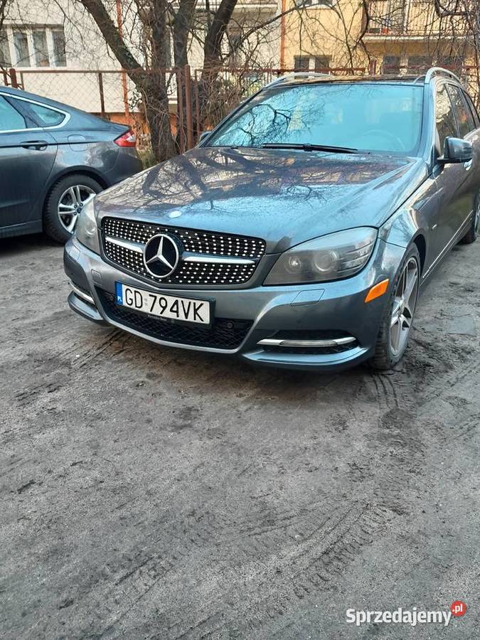 Mercedes W204 C klasa zderzak przedni lift xenon Gdańsk