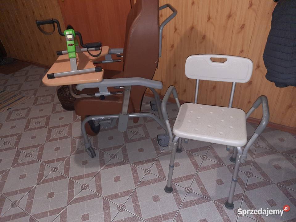 Sprzeda fotel geriatryczny VERMEIREN i krzesło Deszno