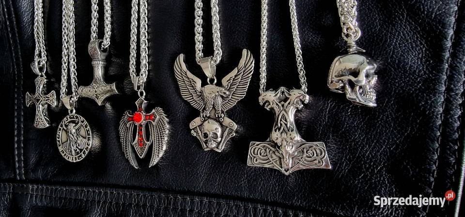 Wisiorek zawieszka stalowa czaszka czacha Harley Uniseks