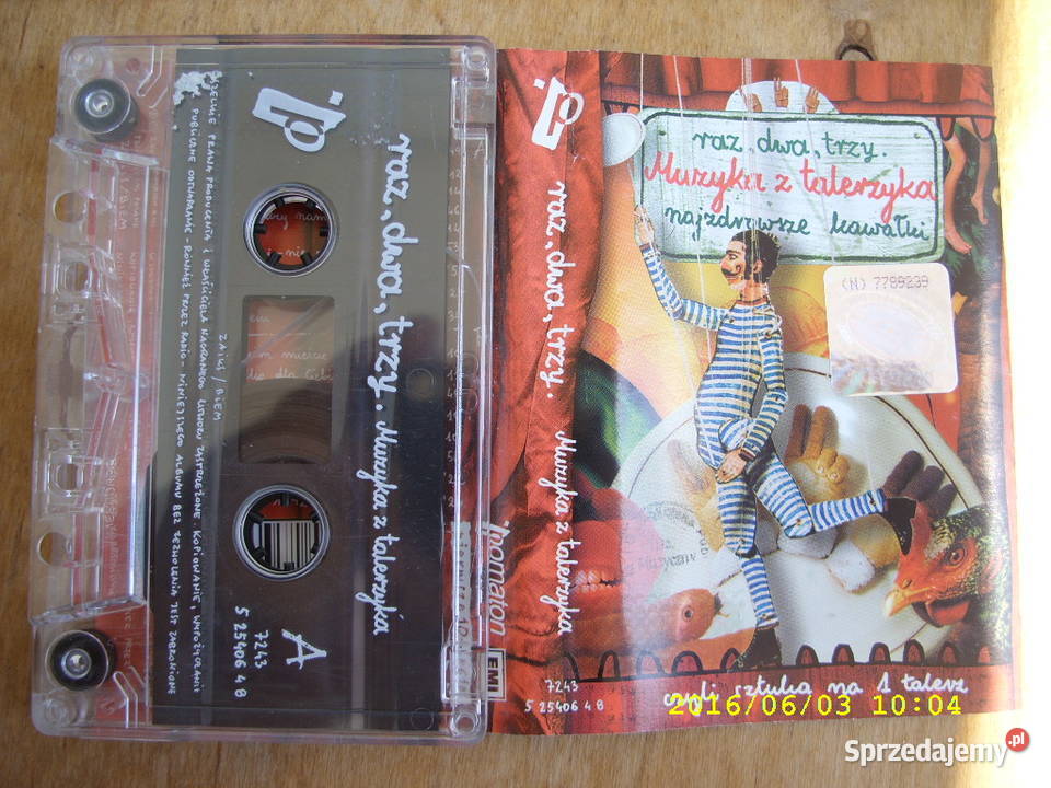 Rock kaseta RAZ DWA TRZY 3 KASETY Wołów