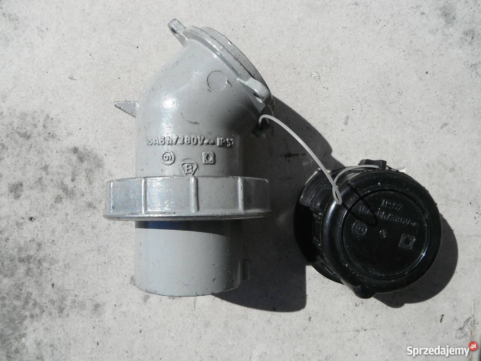 Wtyczka odbiornikowa metalowa 3PZ IP57 16A