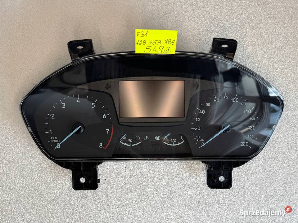 LICZNIK ZEGARY PRĘDKOŚCIOMIERZ FORD FIESTA MK8 mazowieckie Warszawa sprzedam