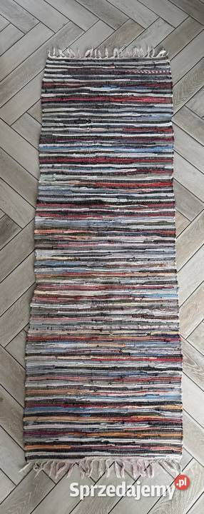 Chodnik dekoracyjny ręcznie tkany Design Pasiak Łódź