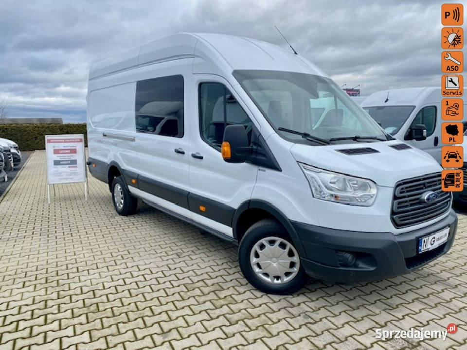 Ford Transit SALON PL /7 OSÓB - DOKA / MAXI L4H3 / VOLL / GWARANCJA