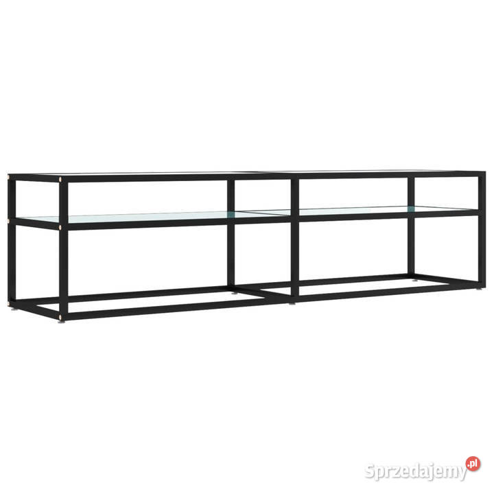 Szafka pod TV biały marmur 160x40x405 szkło mazowieckie Warszawa