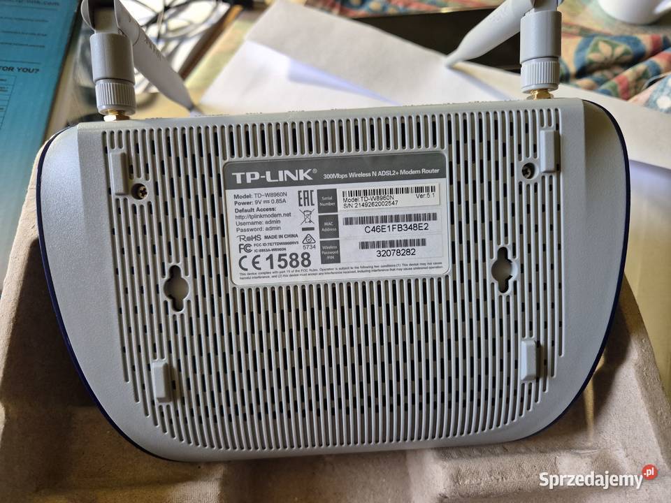 bezprzewodowy routermodem ADSL2 standard N Internet i komunikacja Poznań