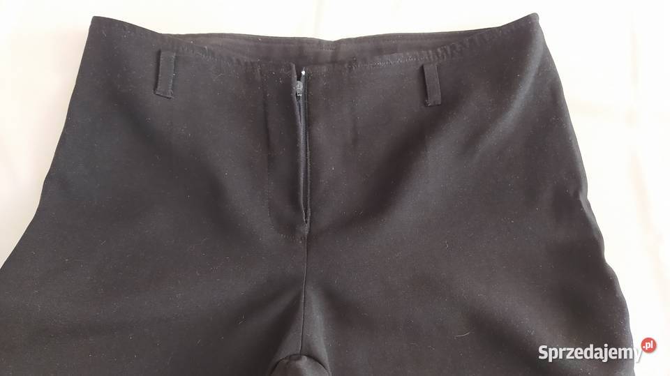 Spodnie damskie materiałowe CZARNE Hajnówka