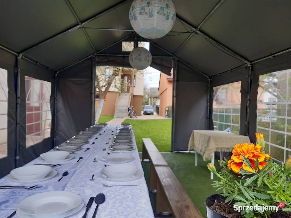 Namiot imprezowy ogrodowy wynajem na 5 dni świętokrzyskie Stąporków