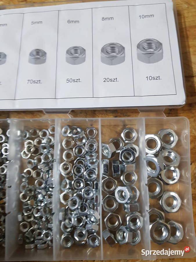 FALON TECH Zestaw Nakrętki nierdzewne M3M10 wielkopolskie