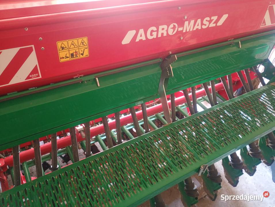 Siewnik Agromasz 25m nieuszkodzony Lipiny Dolne