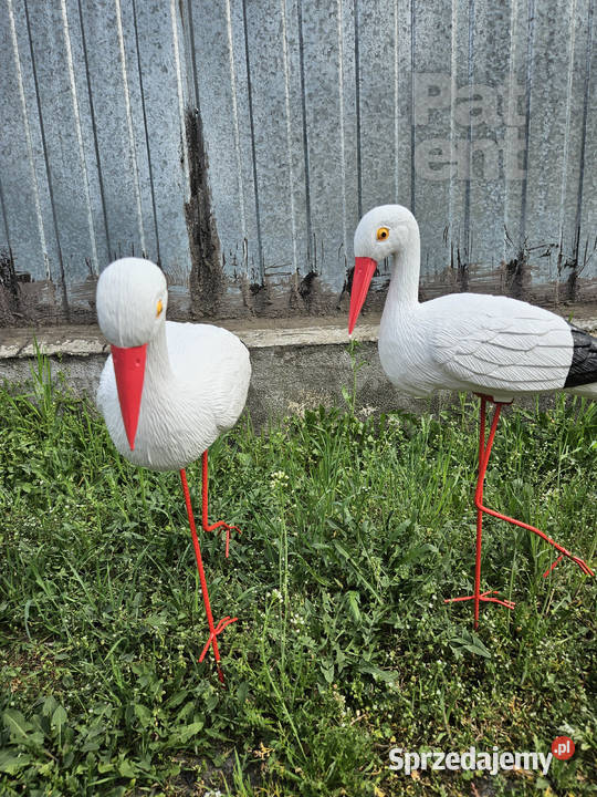 Figurki bocian bociek do ogrodu dekoracja Poznań