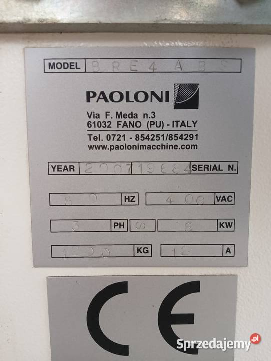 Okleiniarka Paoloni pomorskie Wejherowo