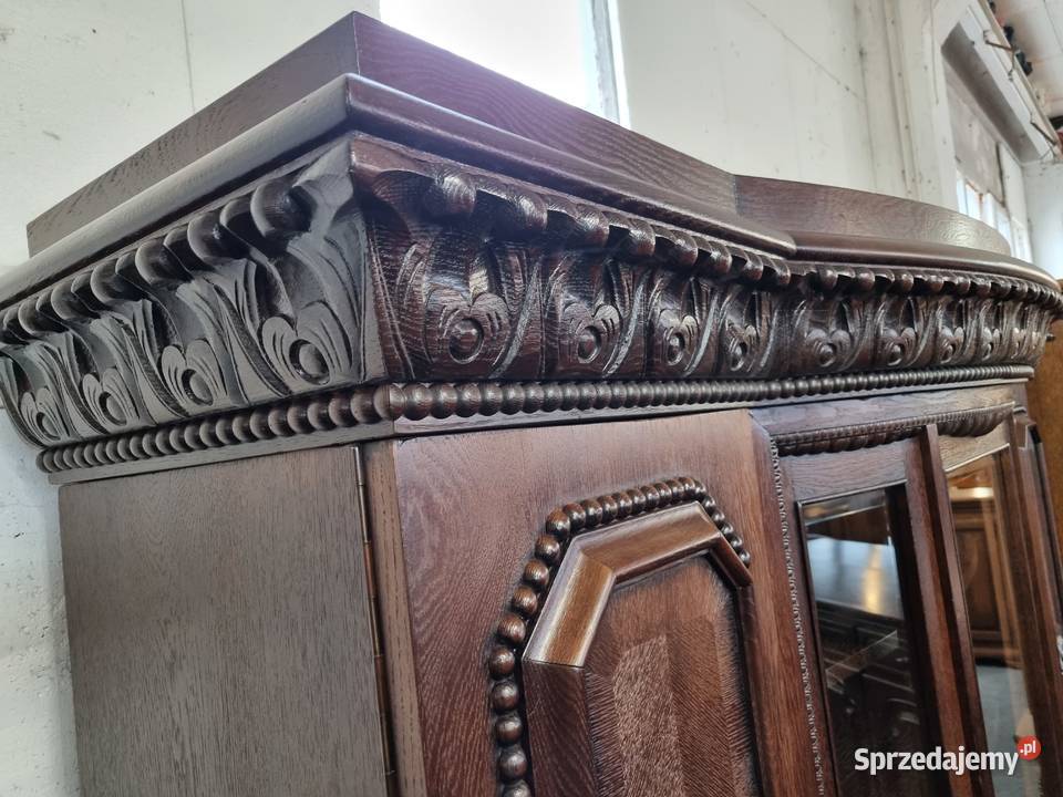 biblioteka drewniana antyczna Kwidzyn sprzedam