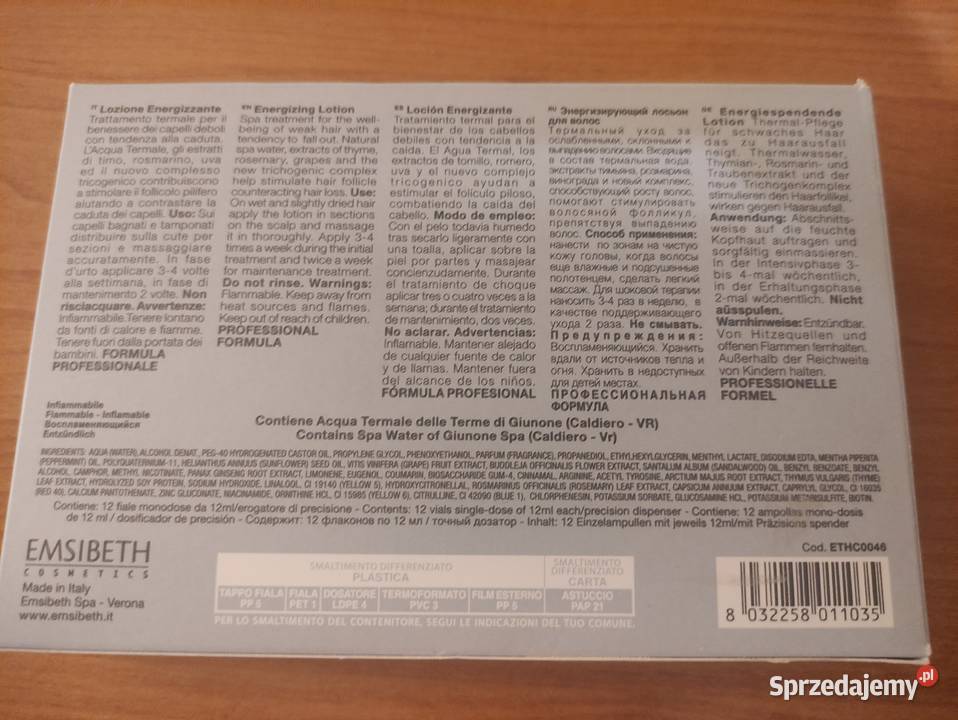 Sprzedam nowe opakowanie ampułek przeciw mazowieckie Przasnysz sprzedam
