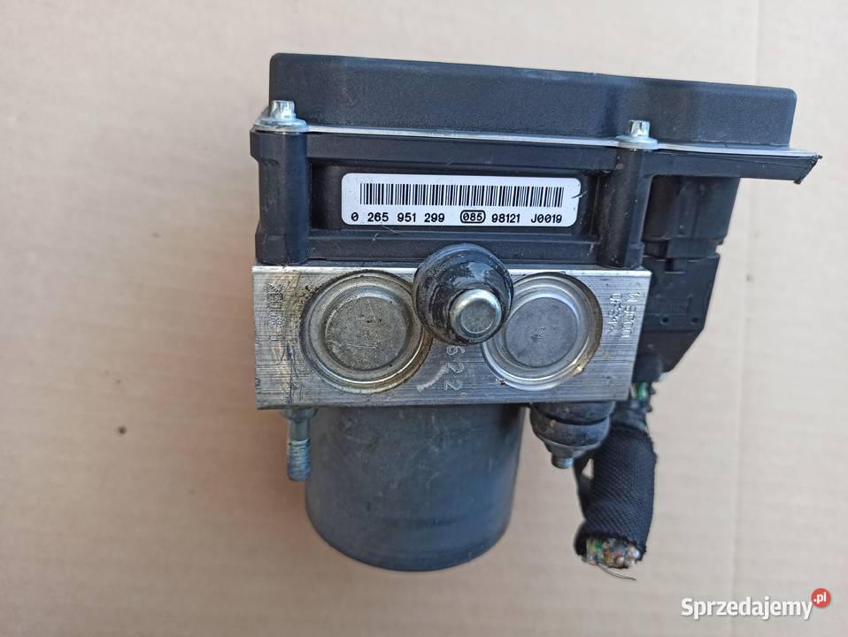 Peugeot 407 ABS 0265951299 0265230743 9662005180 Układ hamulcowy Motoryzacja