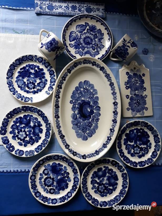 Włocławek fajans ręcznie malowany Warszawa