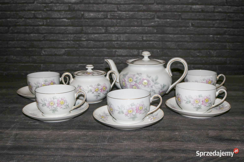 Serwis do herbaty PT Tirschenreuth Bavaria Porcelana i szkło Olkusz