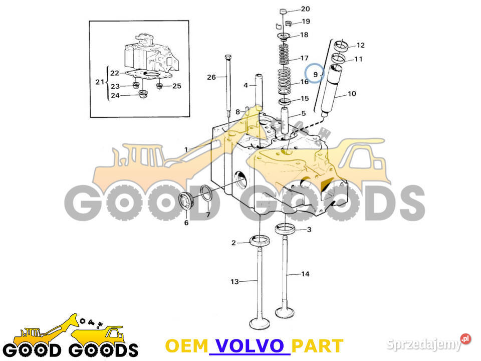 VOLVO OBSADA TULEJKA WTRYSKIWACZA 273983 Władysławów