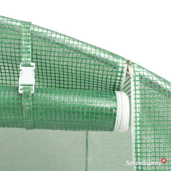 Szklarnia ze stalową ramą zielona 40 m 10x4x2 m mazowieckie Warszawa