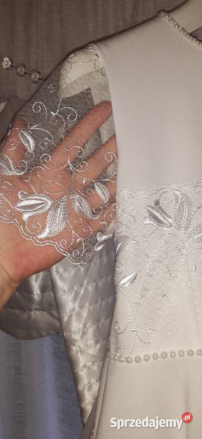 Sukienka komunijna 134140 bolerko torebka Borów sprzedam