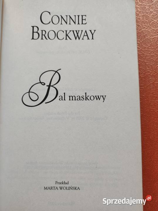 Bal maskowy Connie Brockway Kielce