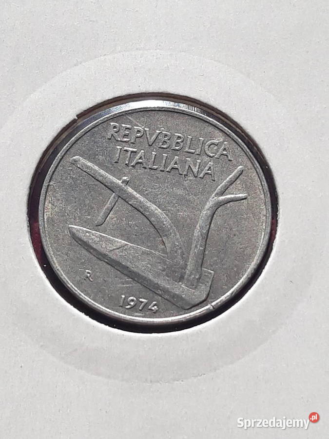 10 Lirów Włochy 1974 r wielkopolskie sprzedam