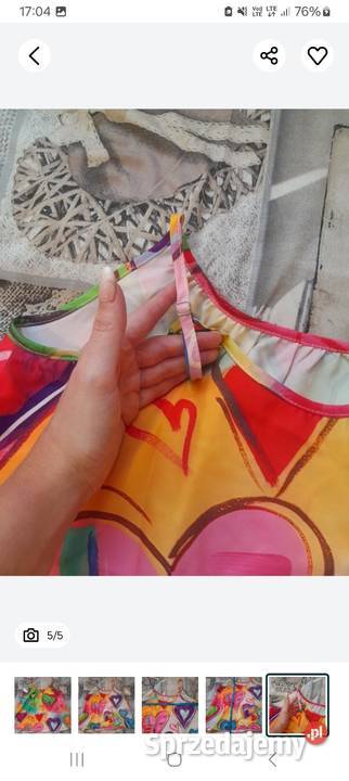 Shein Nowa bluzka w serduszka L Inowrocław sprzedam