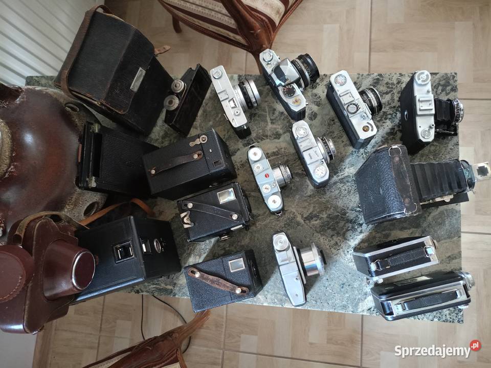 Kolekcja Zabytkowych Aparatów i Kamer Vintage wielkopolskie Drawski Młyn
