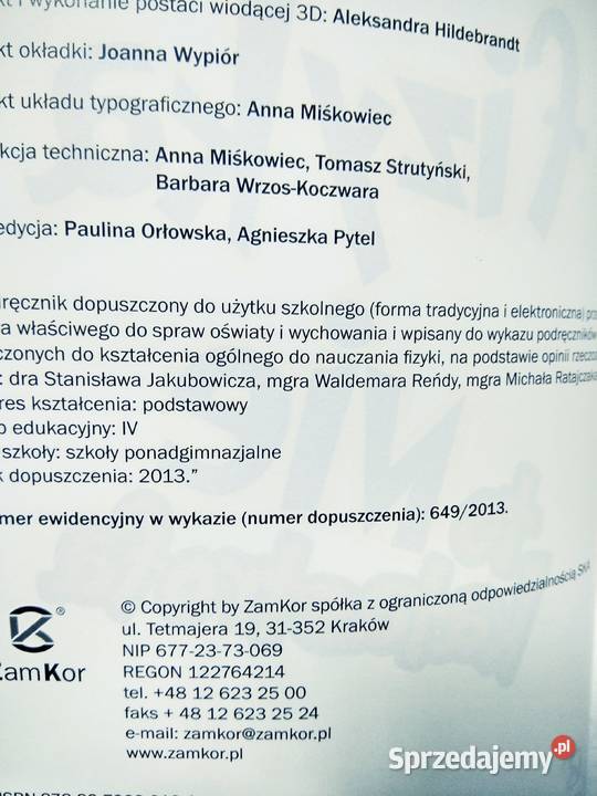 Fizyka to nie katastrofa unikatowe książki Warszawa