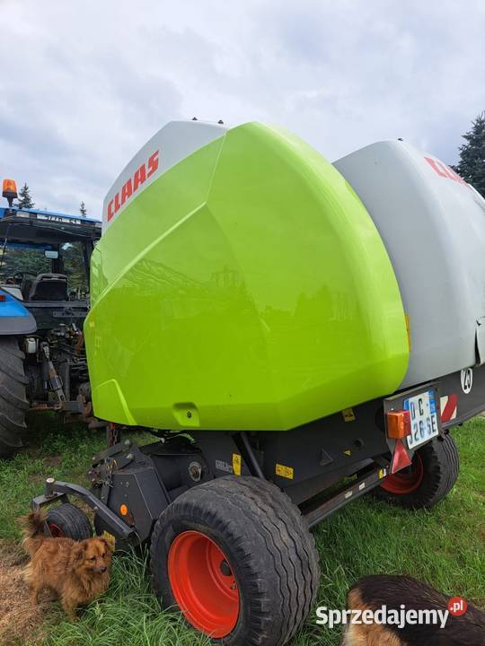 Claas Variant 360 owijanie siatką Rotor
