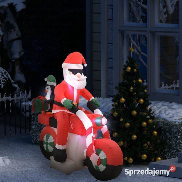 vidaXL Nadmuchiwany Święty Mikołaj na