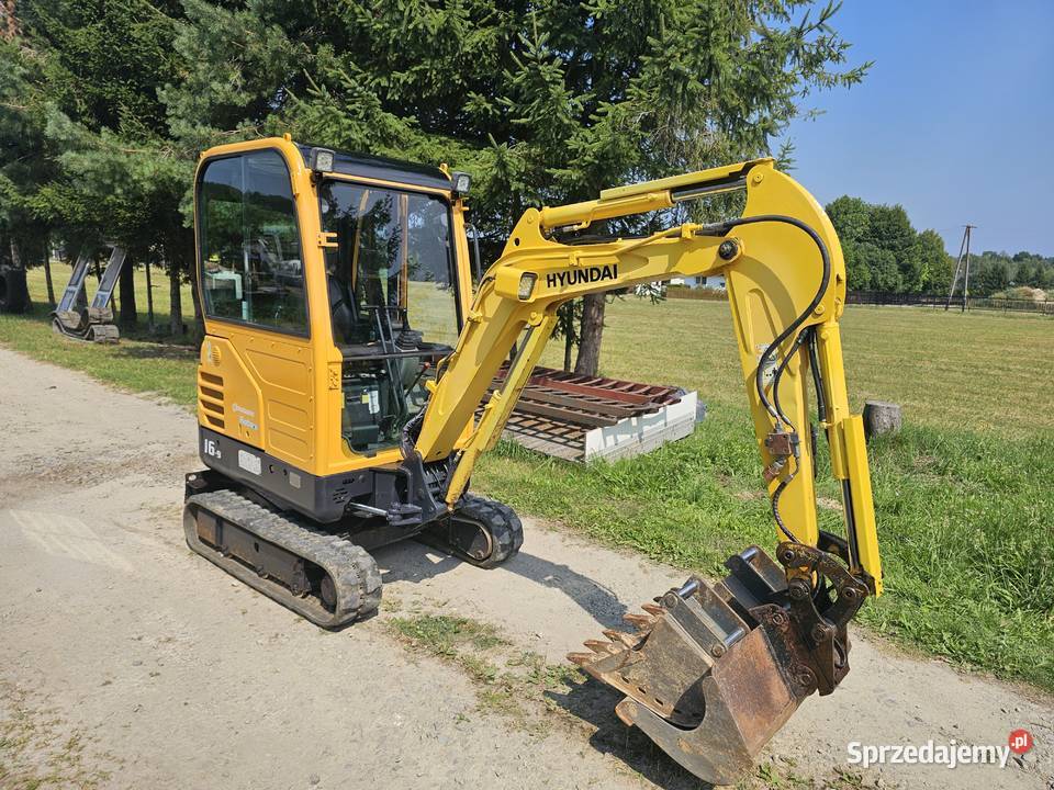 Minikoparka HYUNDAI Robex R169 20215r Super Stan Rok produkcji 2015 Koparki Łużna sprzedam
