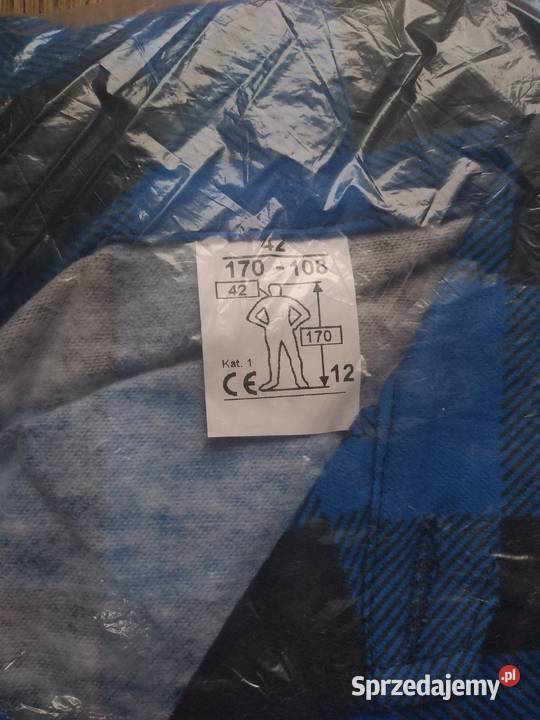 Koszula flanelowa w kratę niebiesko czarna Odzież codzienna Przemków