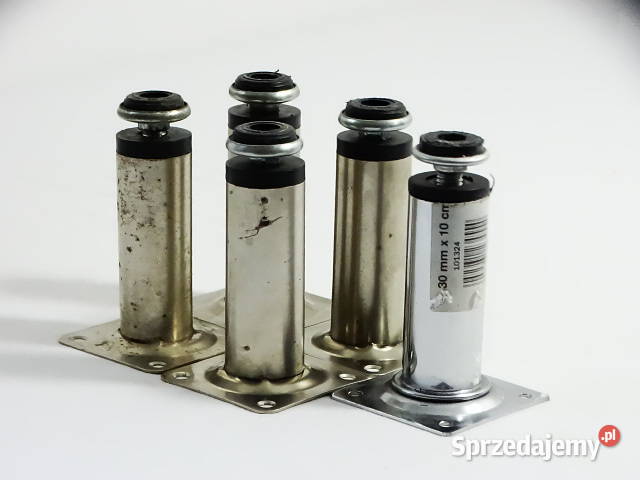 Nogi meblowe ze stali nierdzewnej 30 mmx 10 mm x Biłgoraj sprzedam