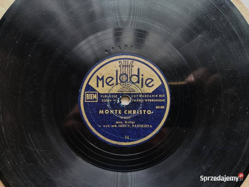 Trzy płyty szelakowe 25 Wronki