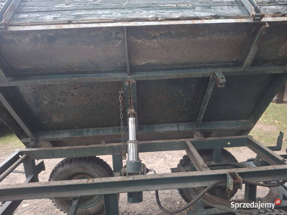 Przyczepka Multicar minitraktorek 3stronny kiper Krosno Odrzańskie sprzedam