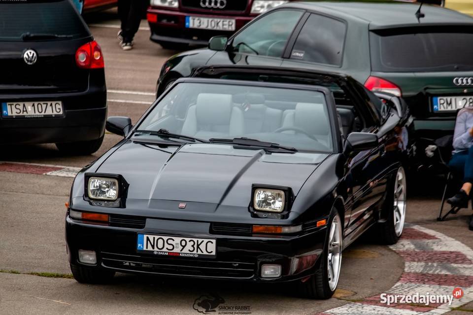 TOYOTA SUPRA 30 TURBO TARGA MANUAL 7MGTE A70 mk3 czarny