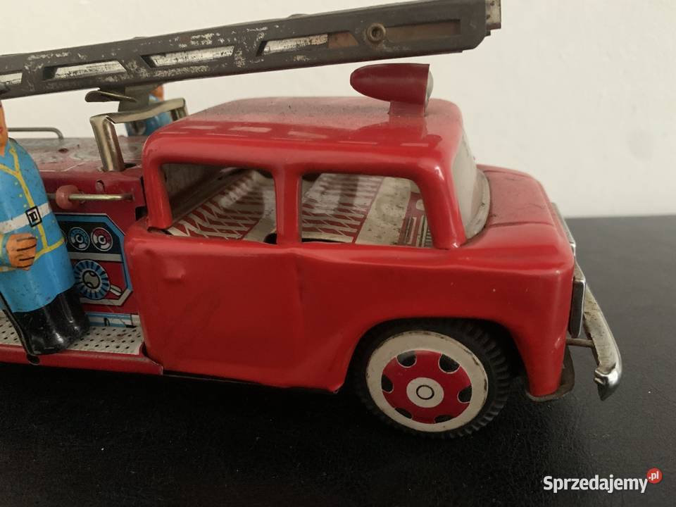 Stara zabawka PRL wóz strażacki Pozostałe Świebodzice